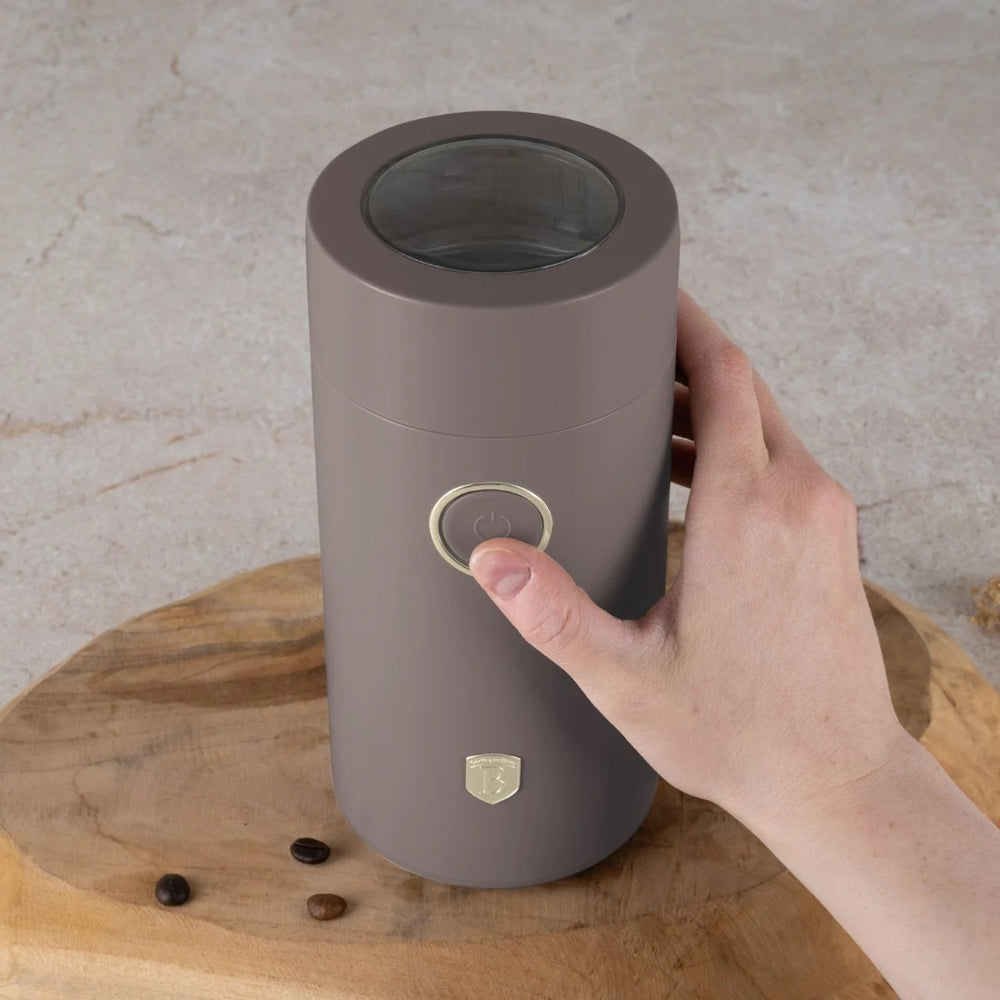 BerlingerHaus Molinillo de Café Eléctrico / Molinillo de Granos de Café - Taupe - 150W