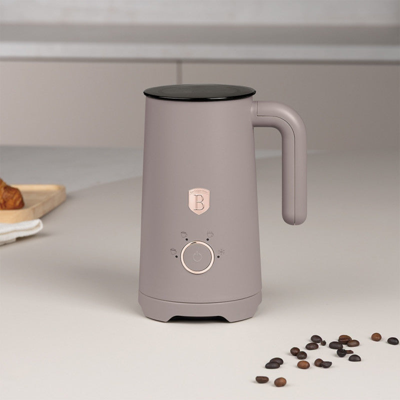 BerlingerHaus Espumador de Leche Eléctrico 4-en-1 Taupe - 160 ml