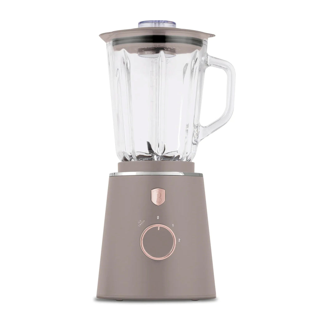 BerlingerHaus Licuadora Taupe - Jarra de Vidrio - 1.5 Litros - 1000W