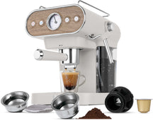 BerlingerHaus Máquina de Espresso / Máquina de Piston Digital Mate Crème - 3-en-1 - 20 Bar - 1.02 Litros