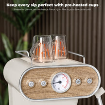 BerlingerHaus Máquina de Espresso / Máquina de Piston Digital Mate Crème - 3-en-1 - 20 Bar - 1.02 Litros