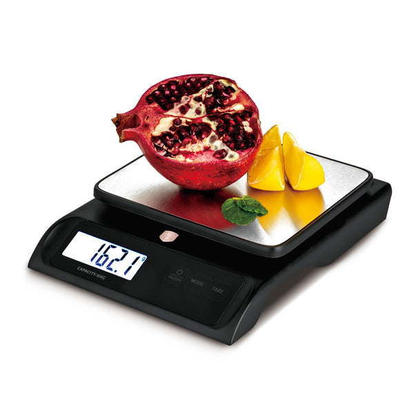 BerlingerHaus Báscula de Cocina Digital Negra Roségold - Máximo 6 kg