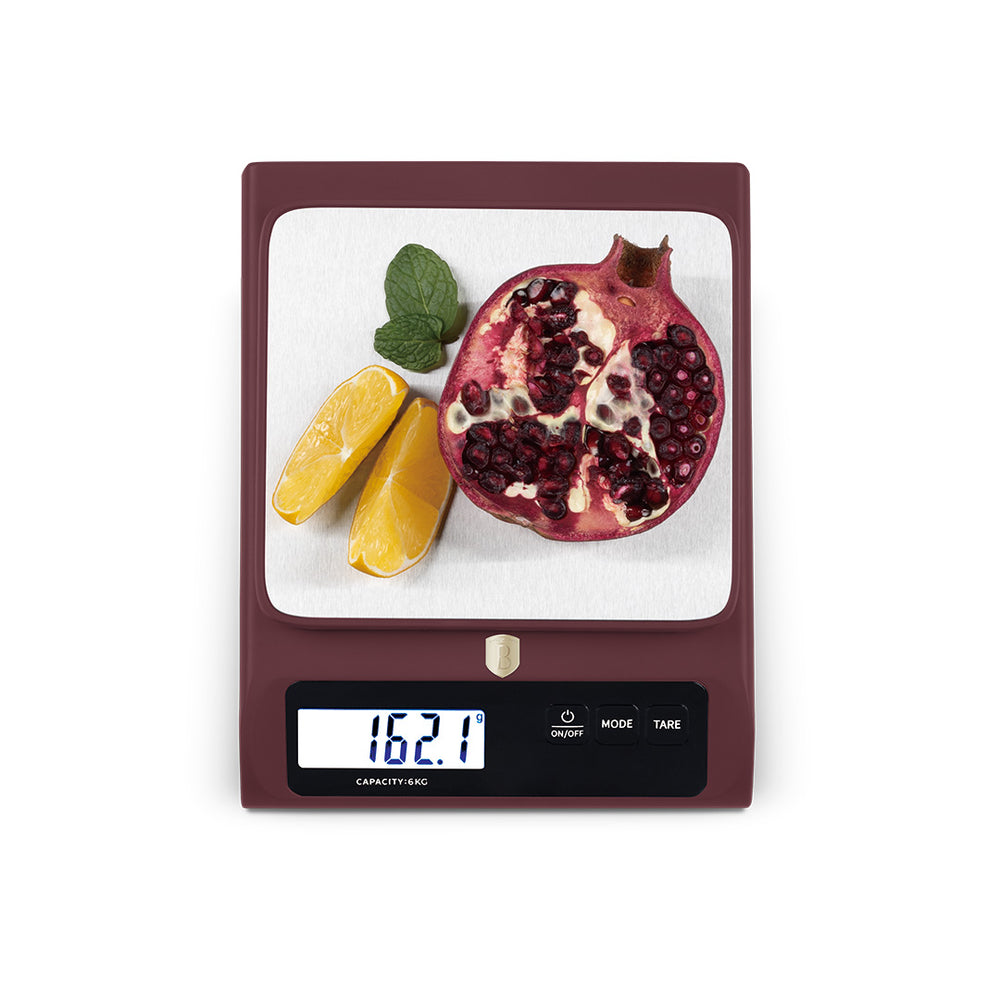 BerlingerHaus Báscula de Cocina Digital Burdeos - Máximo 6 kg