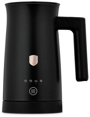BerlingerHaus Espumador de Leche Eléctrico 4-en-1 Negro Rosado - 160 ml