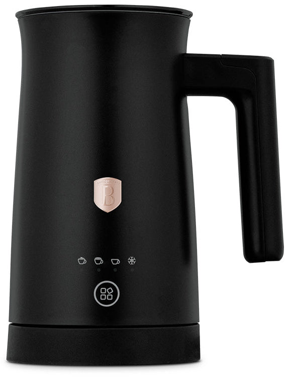 BerlingerHaus Espumador de Leche Eléctrico 4-en-1 Negro Rosado - 160 ml