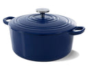 BK Cocotte Bourgogne Royal Blue de Hierro Fundido ø 24 cm / 4,2 litros - revestimiento antiadherente esmaltado