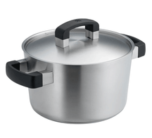 BK Juego de ollas Conical Cool 5 piezas - Acero inoxidable - Olla ø 16, 18, 20, 24 cm y cazo ø 16 cm