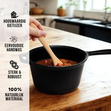 Blackwell Cazo de hierro fundido / Cazo con mango ø 18 cm - 1.5 litros - sin recubrimiento antiadherente
