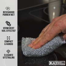 Estropajo para ollas Blackwell plateado