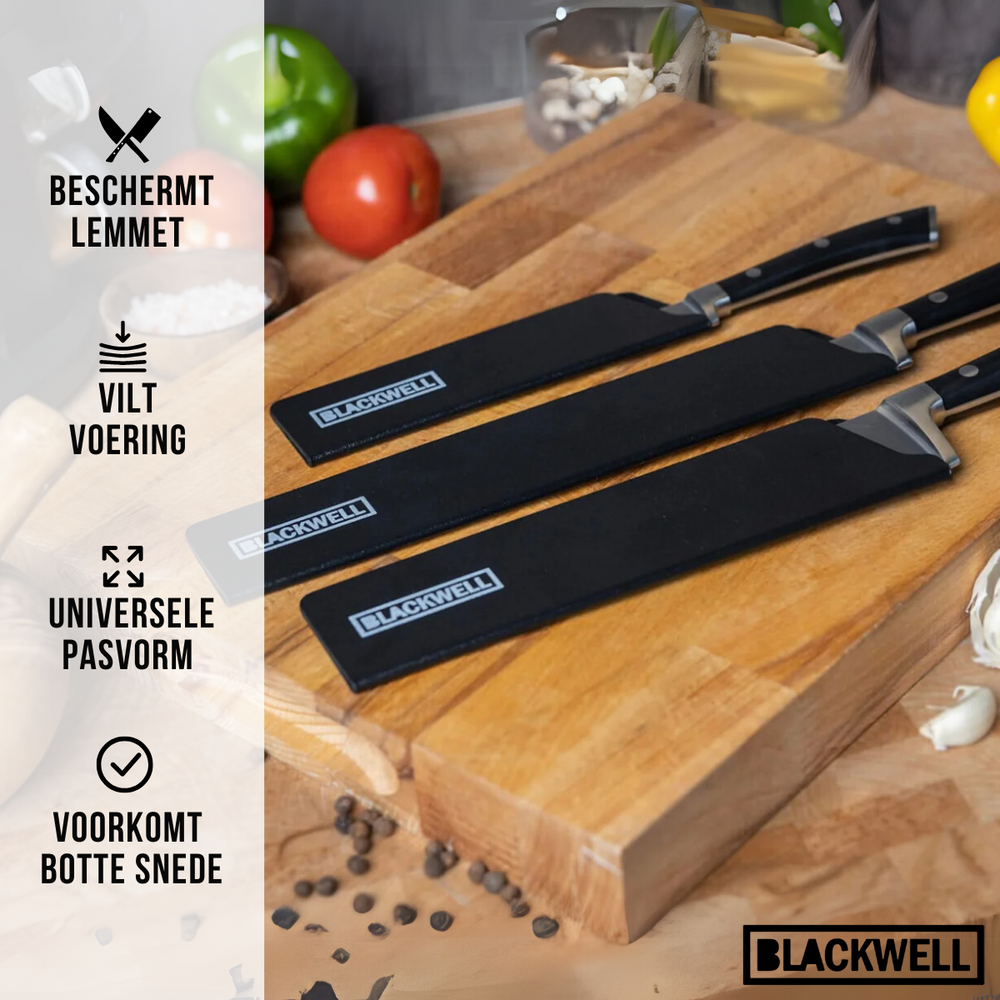 Protector de Cuchillos Blackwell - Universal - Negro - Para cuchillos con hoja hasta 26 cm