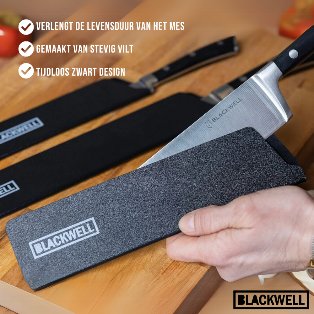Protector de Cuchillos Blackwell - Universal - Negro - Para cuchillos con hoja hasta 26 cm