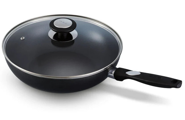 Beka wok con tapa de vidrio Pro Induc ø 28 cm - revestimiento antiadherente cerámico