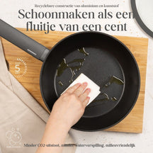 BerlingerHaus Set de Sarten Mat Antraciet 7 Piezas - Cacerola ø 20, 24, 28 cm, Sartén ø 20 & 24 cm - apto para todas las fuentes de calor