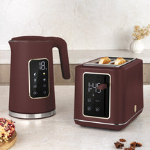 BerlingerHaus hervidor digital mate burdeos - ajuste de temperatura - 1.7 litros - 2200W