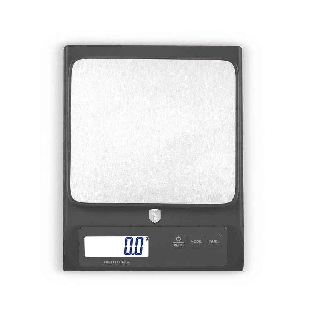 BerlingerHaus Balanzas de Cocina Digitales Antracita - Máximo 6 kg
