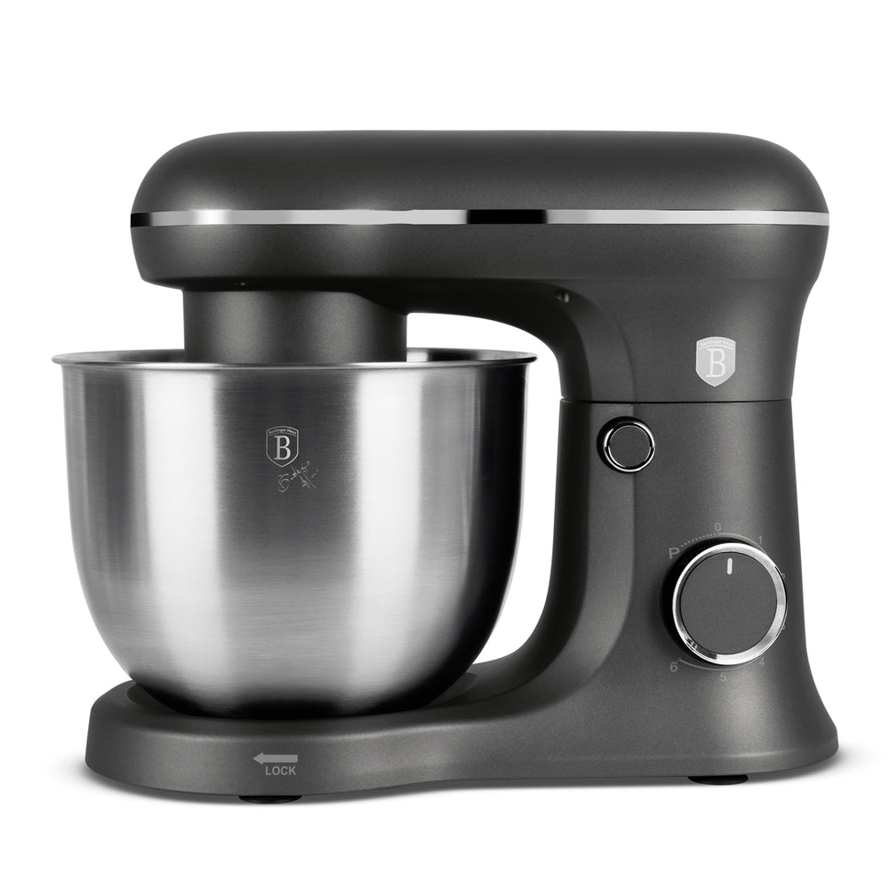 BerlingerHaus máquina de cocina mate antracita - RVS bol 5 litros - 1500W