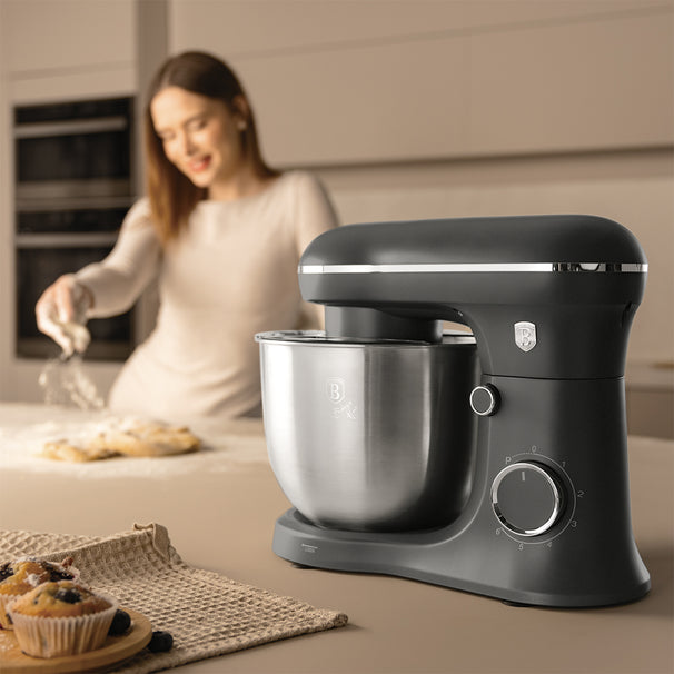 BerlingerHaus máquina de cocina mate antracita - RVS bol 5 litros - 1500W