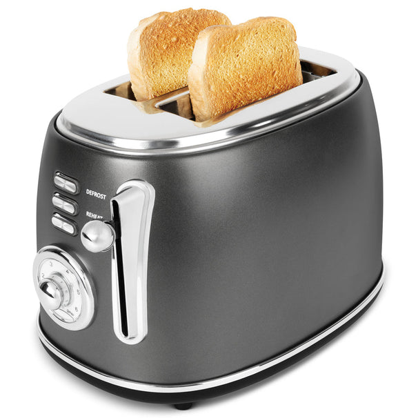 BerlingerHaus Tostadora Mate Antracita - 2 Ranuras - 850 W