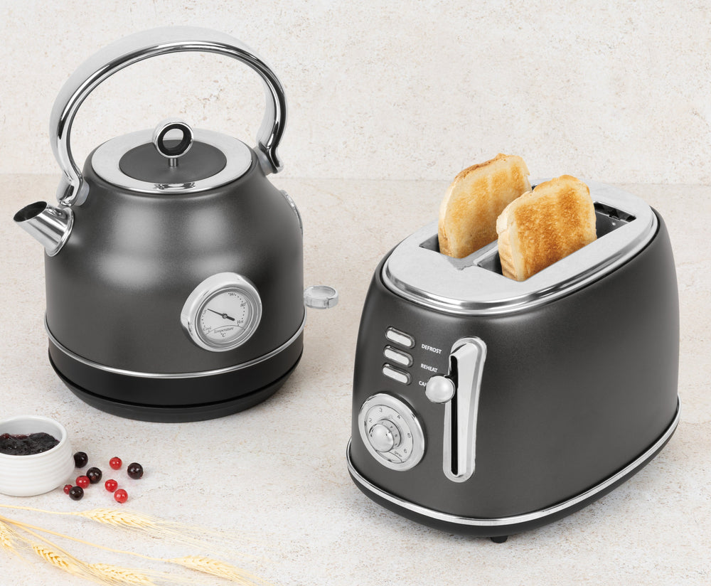 BerlingerHaus Tostadora Mate Antracita - 2 Ranuras - 850 W