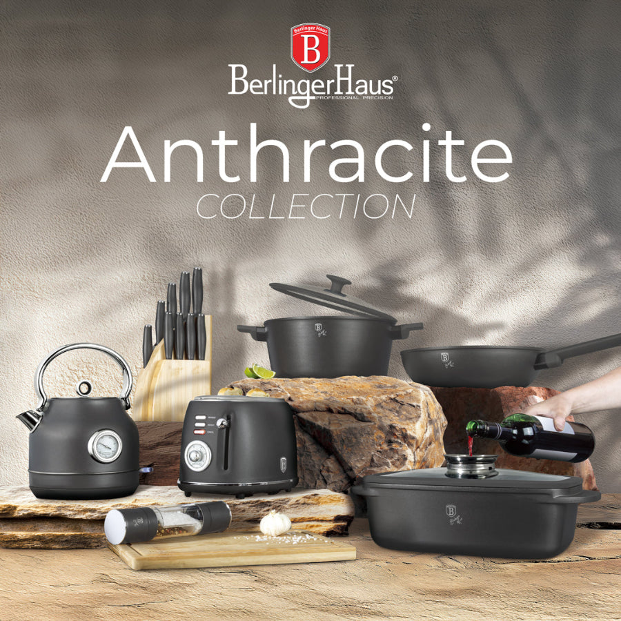 BerlingerHaus kettle Doble pared mate antracita - 1.7 litros - 1800W