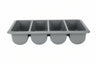 Hendi Caja para Cubiertos - 4 Compartimentos GN 1/1 - Gris