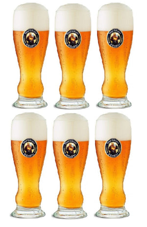 Vasos de cerveza Franziskaner Weizen - 500 ml - 6 unidades