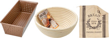 Set para hornear pan / Molde para pan - Cesta para fermentar - Bolsa para pan - Laib & Seele 3 piezas
