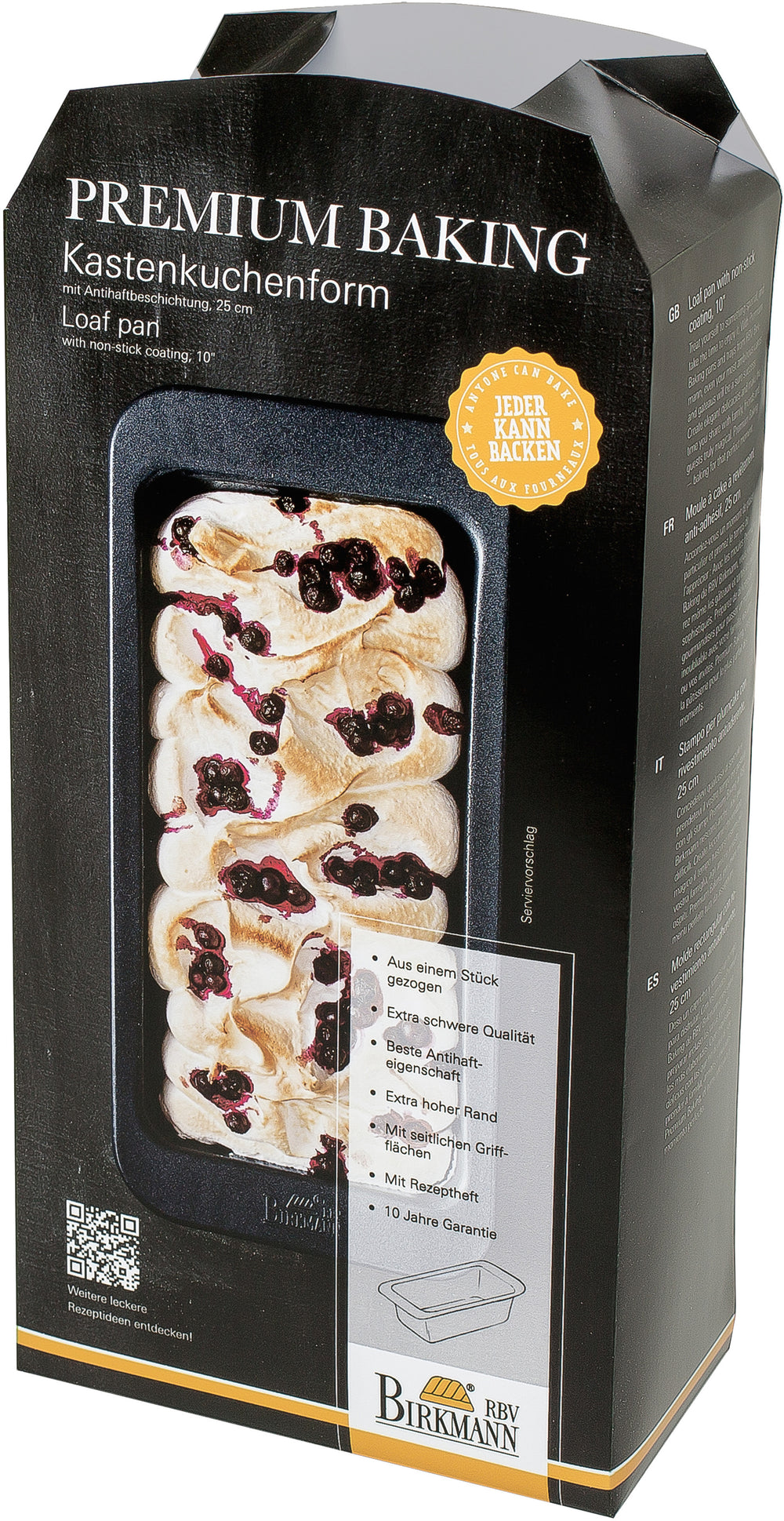 Molde para pan Premium Baking 25 x 8.5 cm