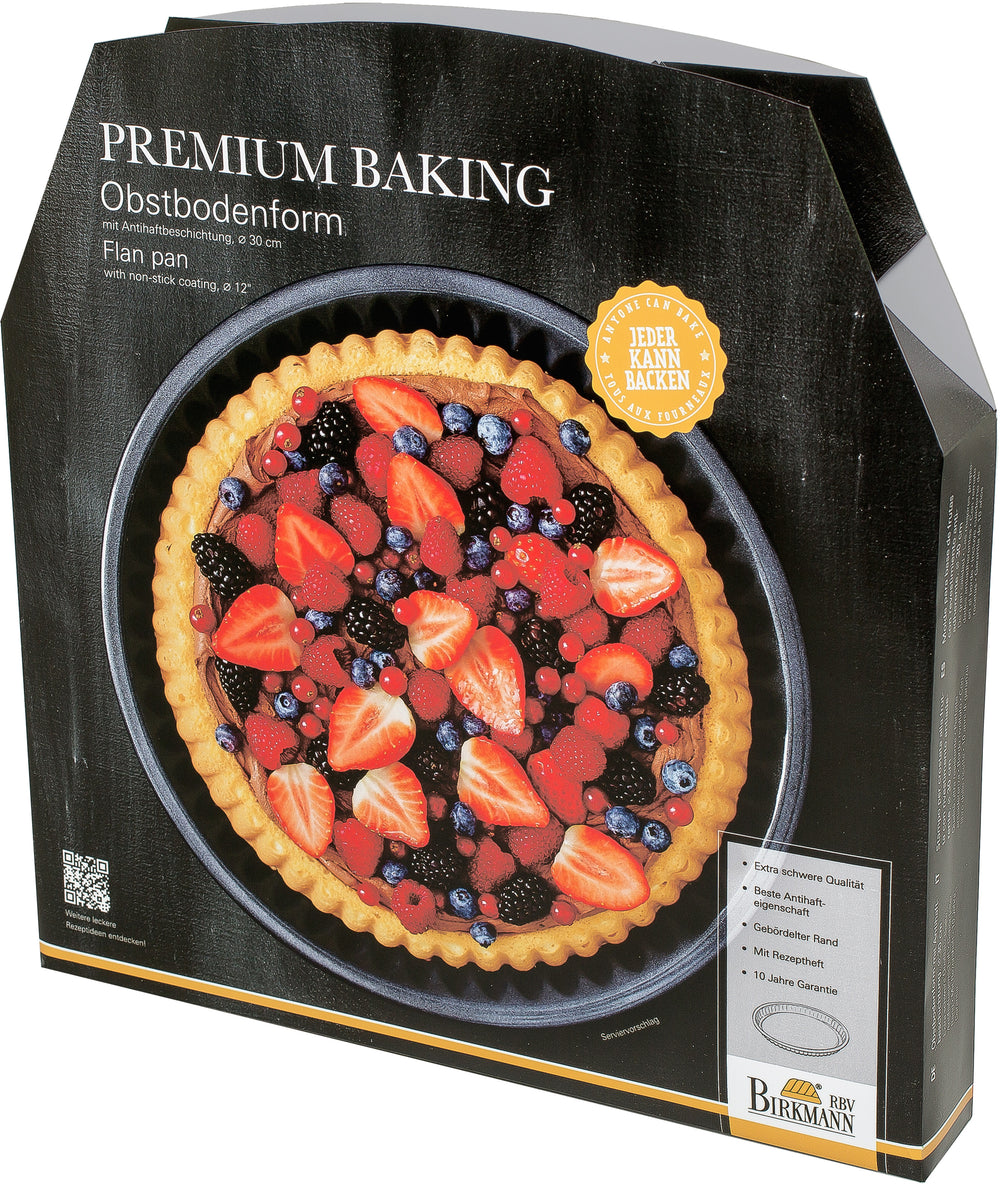 Molde para Tarta / Molde para Hornear / Molde para Quiche Premium Baking Flan ø 30 x 4.5 cm