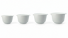 Birkmann Set de Cuencos Mezcladores / Cuencos para Masa Cuencos de colores 4 piezas - 1.5, 2, 3 y 4 Litros - Blanco