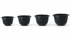 Birkmann Set de Cuencos Mezcladores / Cuencos para Masa Cuencos de colores 4 piezas - 1.5, 2, 3 y 4 Litros - Gris Frío