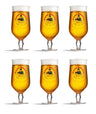 Vasos de cerveza Birra Moretti - 250 ml - 6 unidades