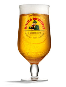 Vasos de cerveza Birra Moretti 250 ml - 2 unidades