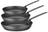 Blackwell Set de Sartenes de Carbono Acero 3 piezas - ø 20, 24 & 28 cm - adecuado para todas las fuentes de calor - sin recubrimiento antiadherente