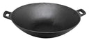 Blackwell wok / wadjan hierro fundido ø 32 cm / 3.3 liter - adecuado para todas las fuentes de calor - sin capa antiadherente