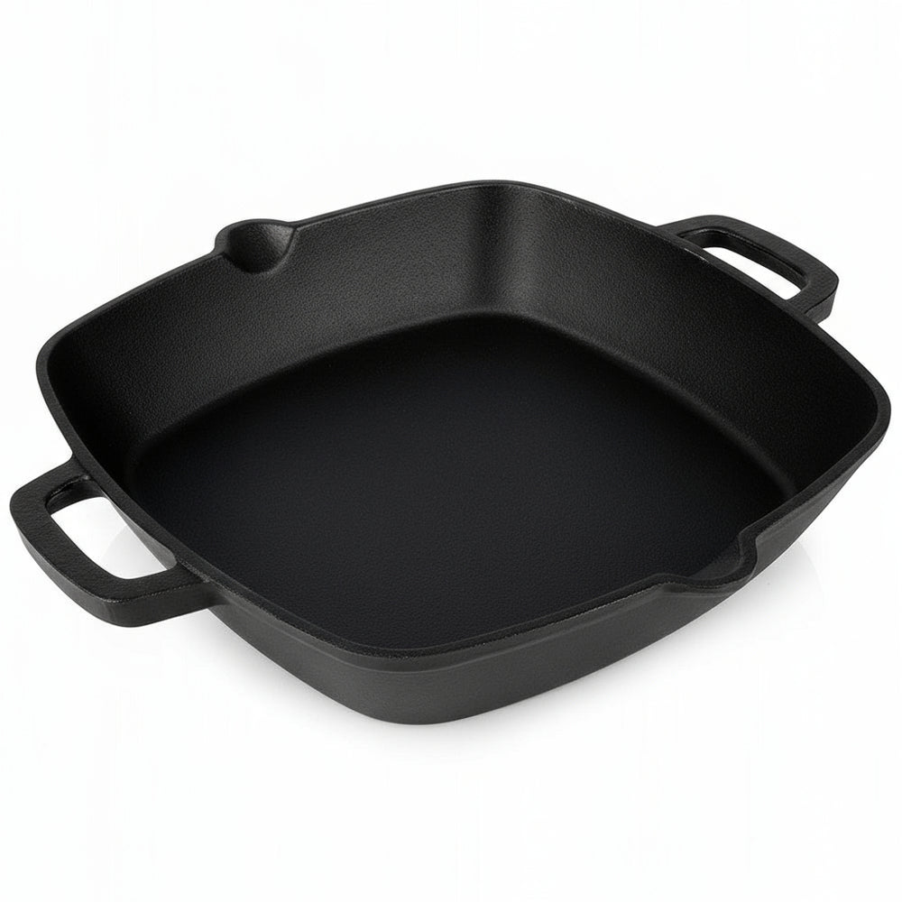 Fuente para horno Blackwell de hierro fundido - 25 x 25 cm / 2 litros - sin capa antiadherente