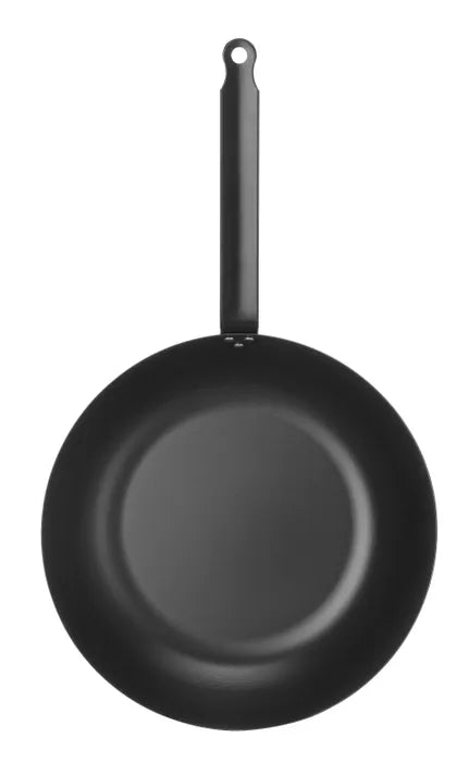Wok Blackwell de acero al carbono ø 30 cm - apto para todas las fuentes de calor - sin recubrimiento antiadherente