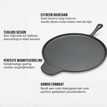 Sartén para pizza Blackwell de hierro fundido ø 30 cm