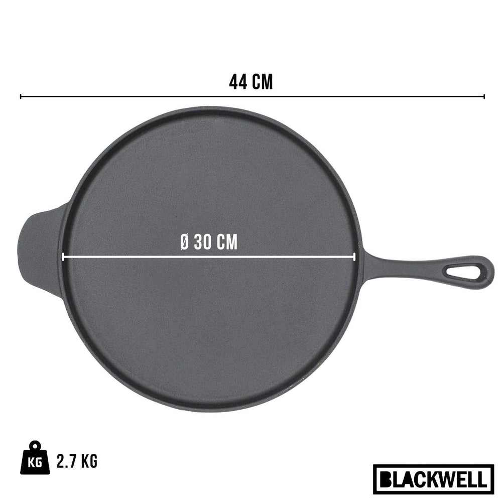 Sartén para pizza Blackwell de hierro fundido ø 30 cm