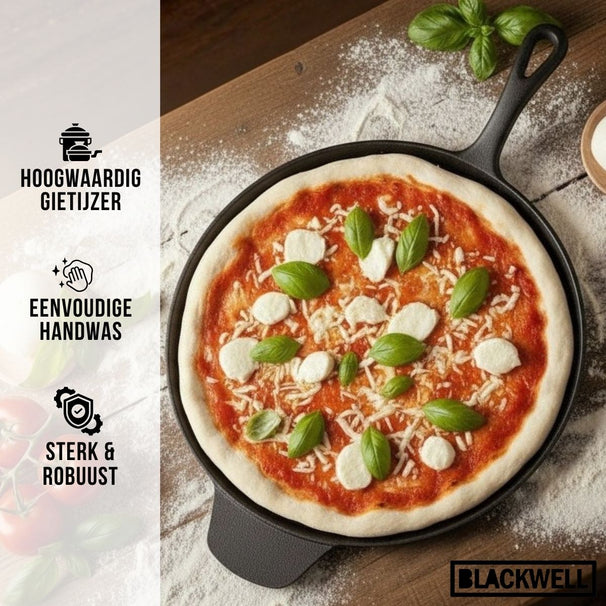 Sartén para pizza Blackwell de hierro fundido ø 30 cm