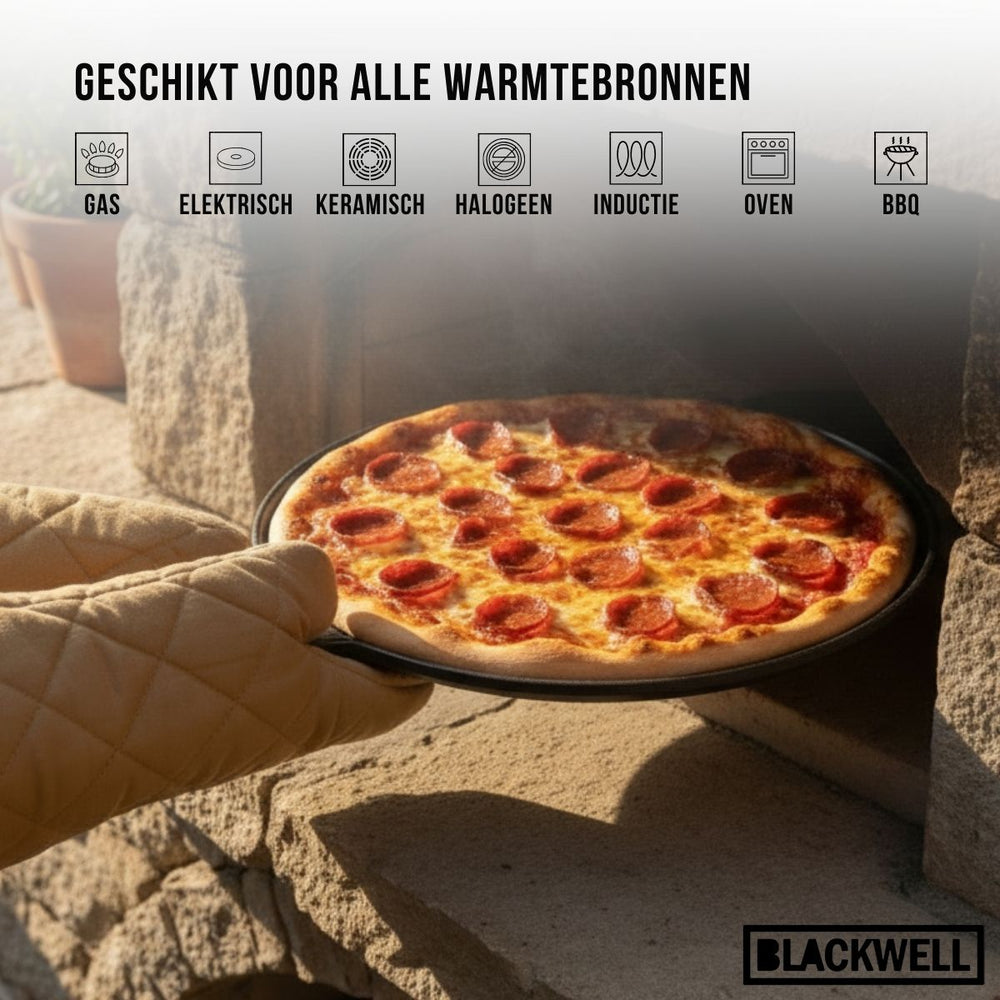 Sartén para pizza Blackwell de hierro fundido ø 30 cm