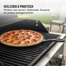 Sartén para pizza Blackwell de hierro fundido ø 30 cm
