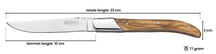 Blackwell Cuchillos para steak Laguiole - Madera de olivo - 6 Piezas