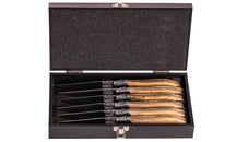 Blackwell Cuchillos para steak Laguiole - Madera de olivo - 6 Piezas