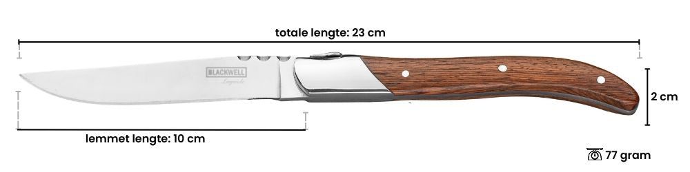 Cuchillos de bistec Blackwell Laguiole - Madera de rosa - 6 piezas