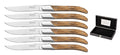 Blackwell Cuchillos para steak Laguiole - Madera de olivo - 6 Piezas