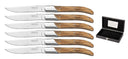 Blackwell Cuchillos para steak Laguiole - Madera de olivo - 6 Piezas
