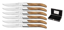Blackwell Cuchillos para steak Laguiole - Madera de olivo - 6 Piezas