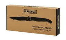 Cuchillos de bistec Blackwell Laguiole - Madera de rosa - 6 piezas