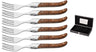 Tenedores de bistec Blackwell Laguiole - Madera de rosa - 6 piezas